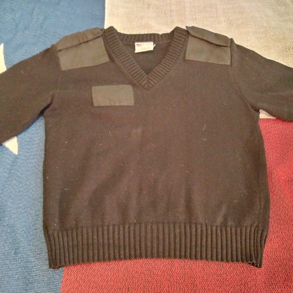 Vintage Commando Military V-Neck Sweater - Picture 11 of 14